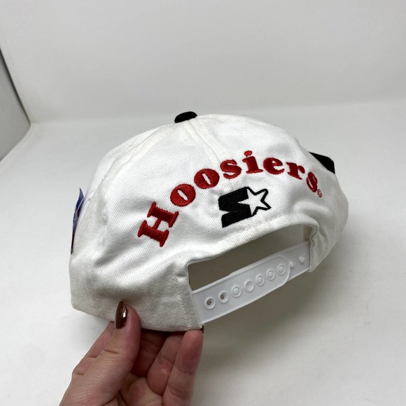 Deadstock Vintage Starter IU Indiana University Snapback Hat - Picture 4 of 7